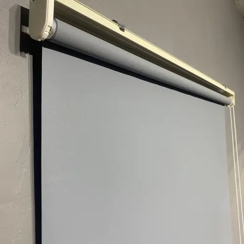 Koyu Gri Mat Polyester Stor Perde