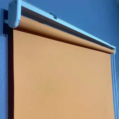 Turuncu Mat Polyester Stor Perde