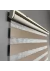 Bej Blackout (Karartma) Zebra Perde