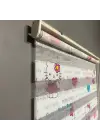 Hello Kitty (Hello Baby) Baskılı Zebra Perde