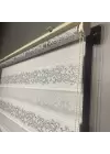 Jakar Sarmaşık Desen Plise Zebra Perde