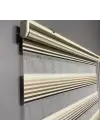 Kahverengi Krem Degrade Plise Zebra Perde