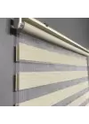 Krem Bambu Zebra Perde
