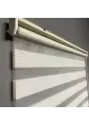 Krem (Ekru) Dar Plise Zebra Perde
