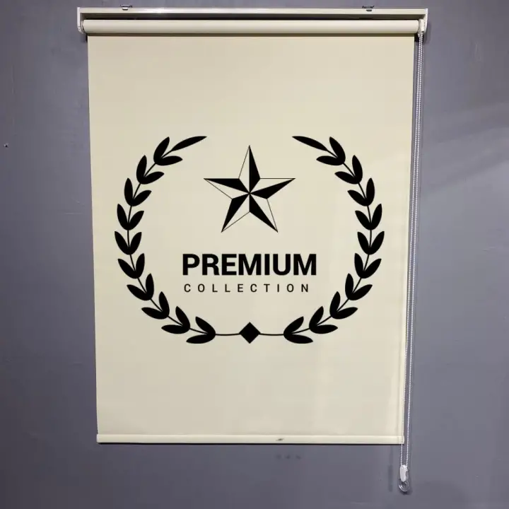 Logo Baskılı Stor Perde