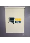 Logo Baskılı Stor Perde
