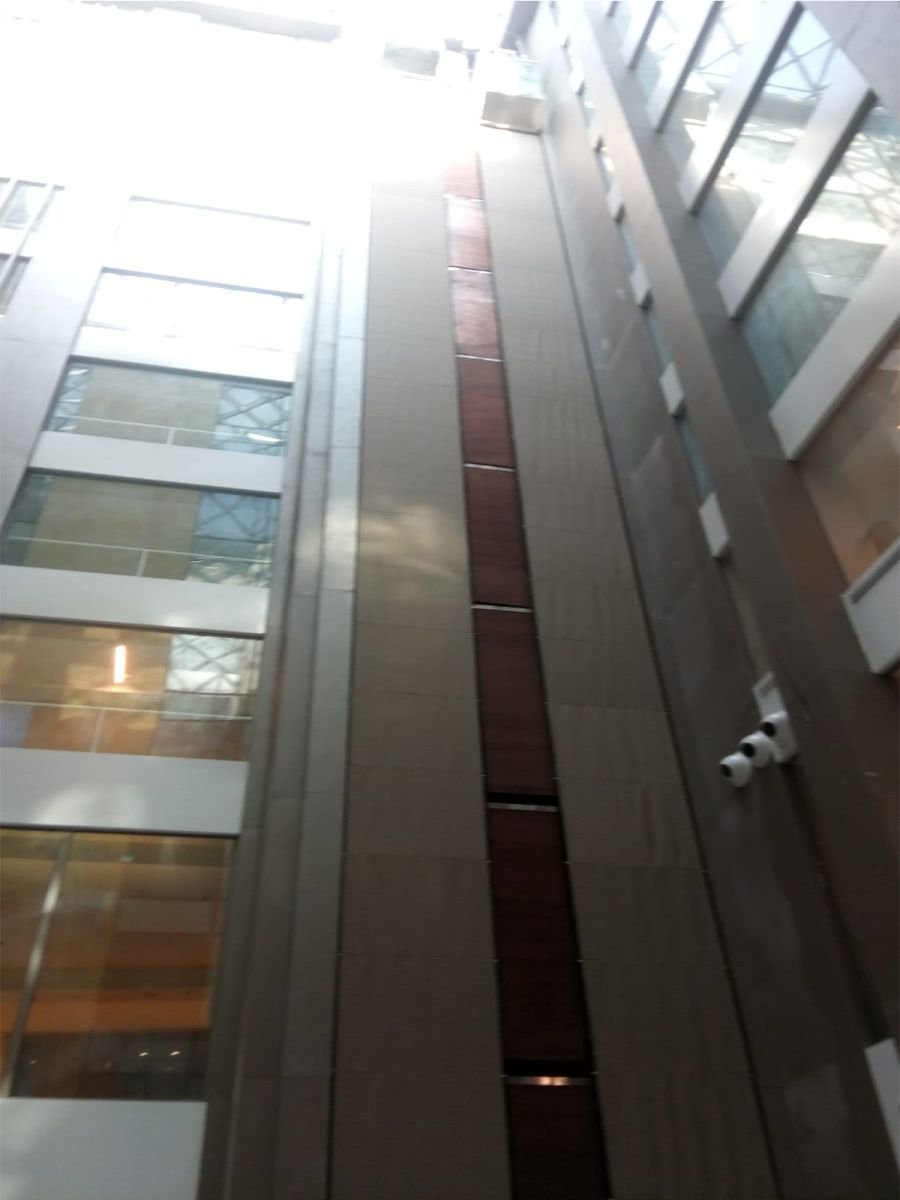 Baskısız Kahverengi Otel asansör Perdesi