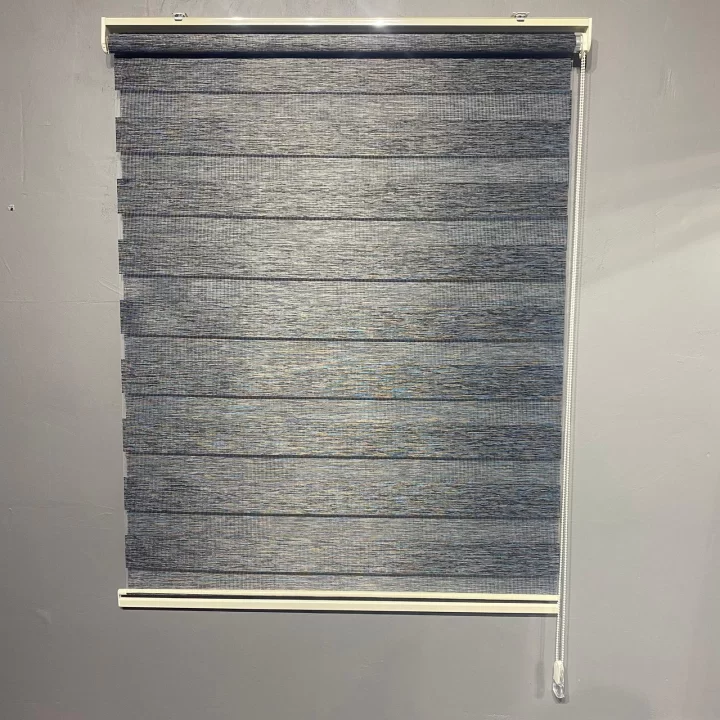Antrasit Bambu Zebra Perde
