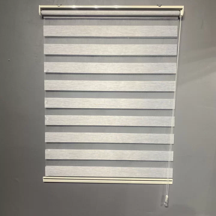 Gri Bambu Zebra Perde