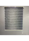 Antrasit Bambu Zebra Perde
