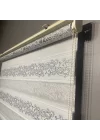 Jakar Sarmaşık Desen Plise Zebra Perde