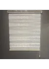 Jakar Sarmaşık Desen Plise Zebra Perde