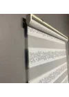 Jakar Sarmaşık Desen Plise Zebra Perde