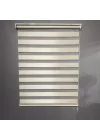 Krem Bambu Zebra Perde