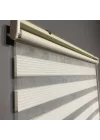 Krem (Ekru) Dar Plise Zebra Perde