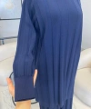 Nuss Çizgi Dokulu Pantolon Tunik Takım