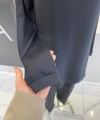 Qmash Prive Uzun Kol Şifon Detaylı Tunik