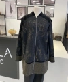 Qmash Prive Siyah Simli Bomber Ceket