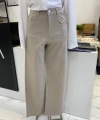 Denim Üzeri Taşlı Pantolon