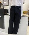 La Carte Denim Üzeri Taşlı Dar Paça Pantolon