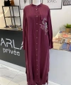 Nurcan Çetin Tam Boy İşlemeli Takım