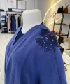 Miaruj İndigo Kimono Şalvar Pantolon Takım