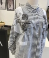 TAŞLI ÇİZGİLİ GÖMLEK