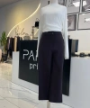 Sentez Lastikli Tek Düğme Pantolon