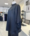 Otto Desigen Omuzdan Düğmeli Pantolonlu Tunik Takım