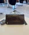 Sisley Katlanır Kapaklı Zincirli Clutch Çanta