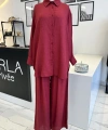 Merwish Bordo Malibu Takım