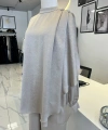 Otto Desigen Omuzdan Düğmeli Pantolonlu Tunik Takım