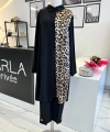 Büyük Beden Leopar Desenli Tunik