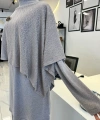 Orhan Store Pelerinli Desenli Pantolon Takım