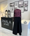 Wennora Taşlı Siyah Etek