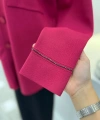 Tığ Triko Polo Yaka Taşlı Rayon Hırka