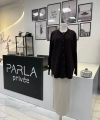 Tığ Triko Polo Yaka Taşlı Rayon Hırka