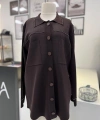 Tığ Triko Polo Yaka Taşlı Rayon Hırka