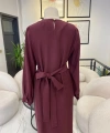 Nuss belden bağlamalı elbise