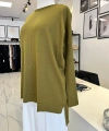 Nuss Düz Triko Tunik