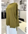 Nuss Düz Triko Tunik