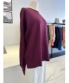Nuss Düz Triko Tunik
