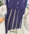 Nuss Kalın Çizgili Etekli