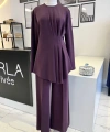 Nuss Önü Drapeli Pantolon Takım