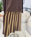 Nuss Orta kalın çizgili Tunikli Tkm