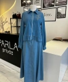 OTTO DESİGEN Denim Taşlı Etekli Takım