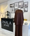 Otto Desigen Omuzdan Düğmeli Pantolonlu Tunik Takım