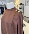 Otto Desigen Omuzdan Düğmeli Pantolonlu Tunik Takım