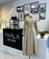 PEARLY Collection Nakışlı Poplin Elbise