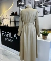 PEARLY Collection Nakışlı Poplin Elbise